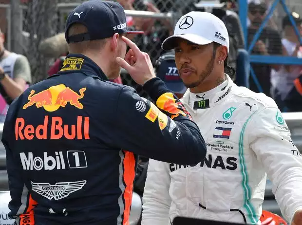 Titel-Bild zur News: Max Verstappen, Lewis Hamilton
