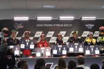 Danilo Petrucci (Ducati), Andrea Dovizioso (Ducati), Marc Marquez (Honda) und Jack Miller (Pramac) 