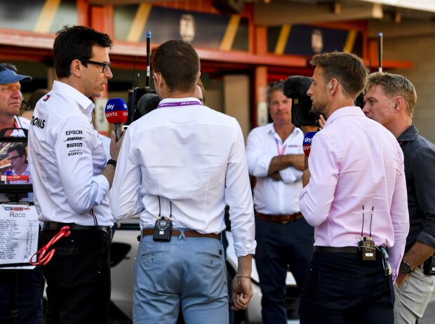 Titel-Bild zur News: Toto Wolff, Paul di Resta, Jenson Button