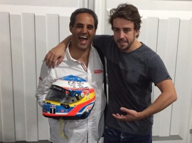 Titel-Bild zur News: Juan Pablo Montoya, Fernando Alonso