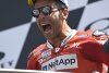 Bild zum Inhalt: Atemnot in der Auslaufrunde: Danilo Petrucci jubelt über MotoGP-Debütsieg