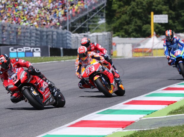 Danilo Petrucci, Marc Marquez, Andrea Dovizioso, Alex Rins Danilo Petrucci, Marc Marquez, Andrea Dovizioso, Alex Rins