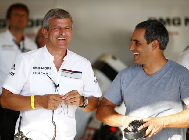 Fritz Enzinger und Juan Pablo Montoya