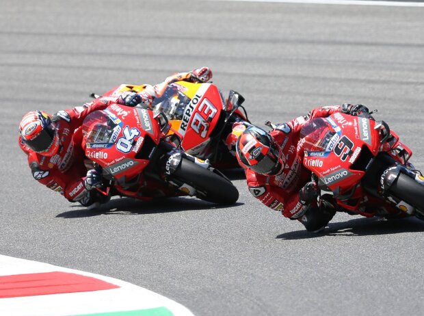 Danilo Petrucci, Andrea Dovizioso, Marc Marquez Danilo Petrucci, Andrea Dovizioso, Marc Marquez