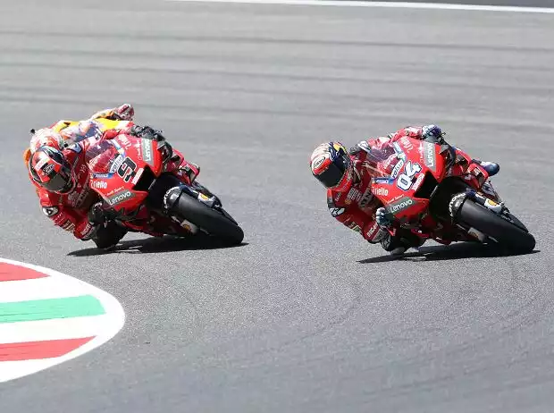 Titel-Bild zur News: Danilo Petrucci, Andrea Dovizioso, Marc Marquez