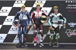 Tony Arbolino, Gabriel Rodrigo (Gresini) und Lorenzo Dalla Porta (Leopard) 