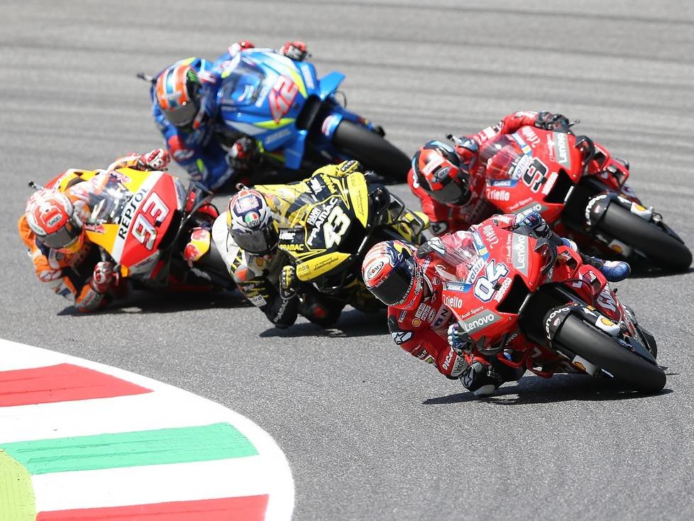 Danilo Petrucci, Andrea Dovizioso, Jack Miller, Marc Marquez