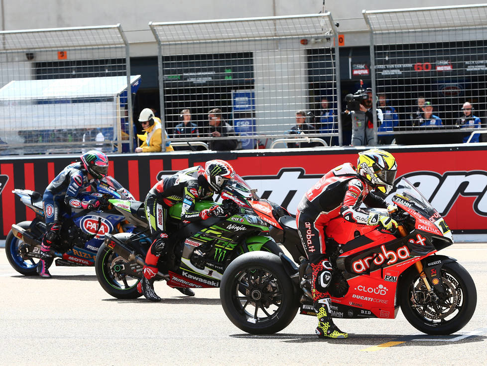 Alvaro Bautista, Jonathan Rea, Alex Lowes