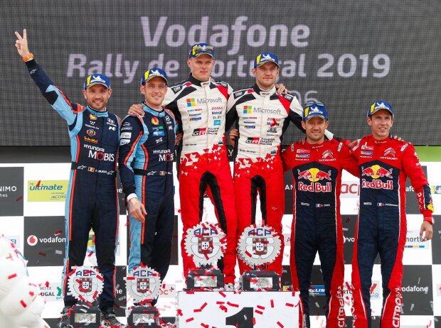 Ott Tanak, Thierry Neuville, Sebastien Ogier Ott Tanak, Thierry Neuville, Sebastien Ogier