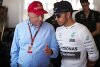 Bild zum Inhalt: Lewis Hamilton: Mit Niki Lauda nie über das Rennfahren geredet