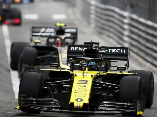 Titel-Bild zur News: Daniel Ricciardo, Kevin Magnussen