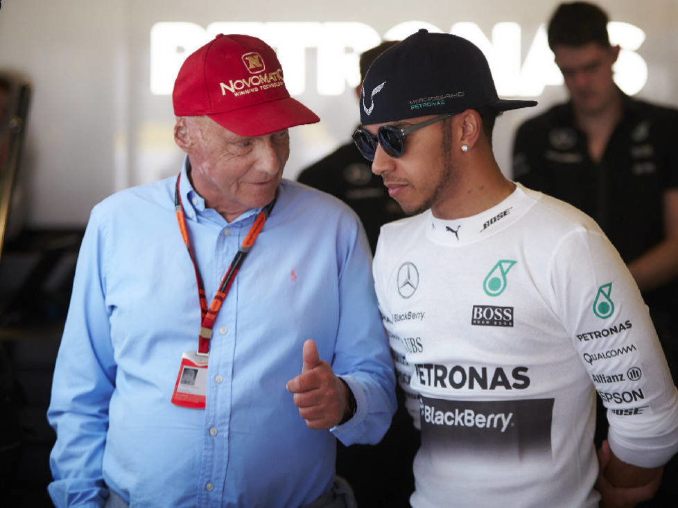 Niki Lauda, Niki Lauda, Lewis Hamilton