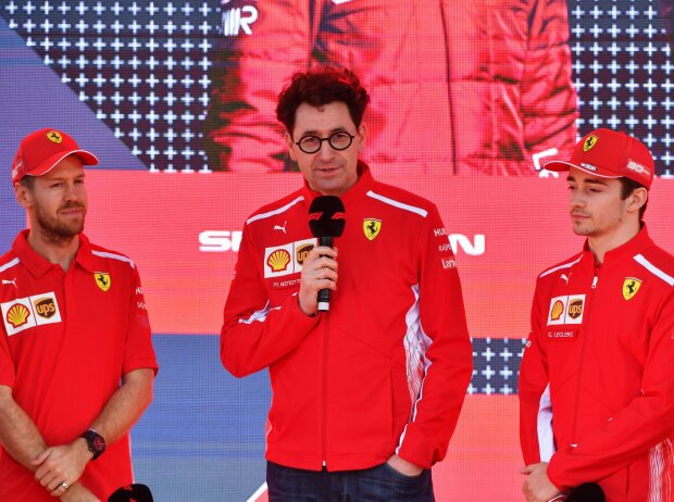 Sebastian Vettel, Charles Leclerc Sebastian Vettel, Charles Leclerc