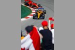 Lando Norris (McLaren) und Sebastian Vettel (Ferrari) 
