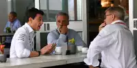 Toto Wolff, Chase Carey, Ross Brawn