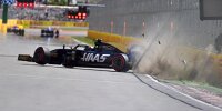 Bild zum Inhalt: Haas doppelt gestraft: Magnussen nach Crash mit Boxengassen-Start