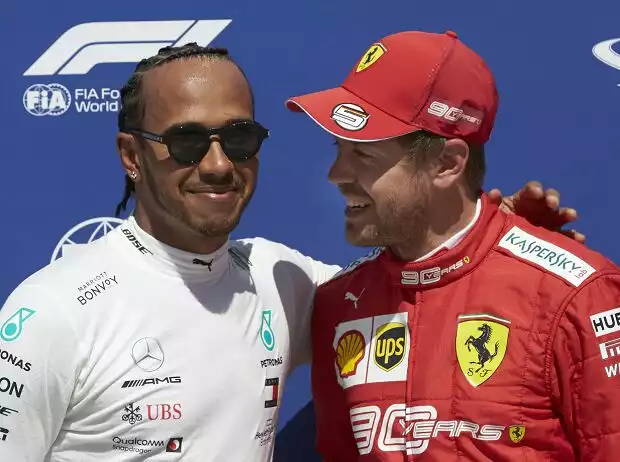 Lewis Hamilton, Sebastian Vettel Titel-Bild zur News: Lewis Hamilton, Sebastian Vettel