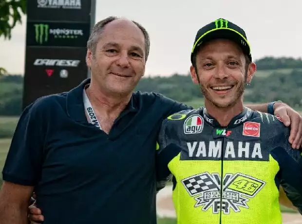 Gerhard Berger, Valentino Rossi Titel-Bild zur News: Gerhard Berger, Valentino Rossi
