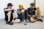 Max Verstappen (Red Bull), Lando Norris (McLaren) und George Russell (Williams) 