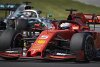 Bild zum Inhalt: Trotz Vettel-Strafe: Lewis Hamilton wollte Ferrari überholen