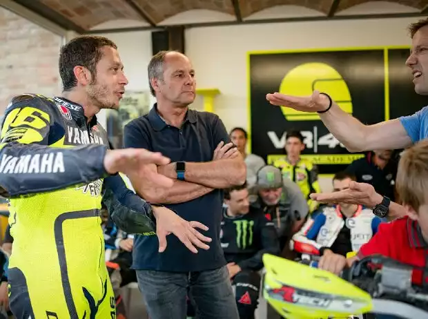 Gerhard Berger, Valentino Rossi Titel-Bild zur News: Gerhard Berger, Valentino Rossi