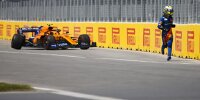 Bild zum Inhalt: Brennender McLaren: Norris fordert rasche Aufklärung des "Mysteriums"