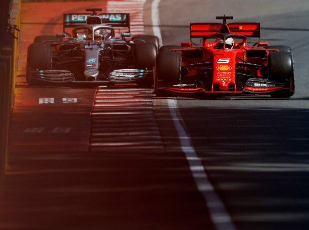 Sebastian Vettel, Lewis Hamilton