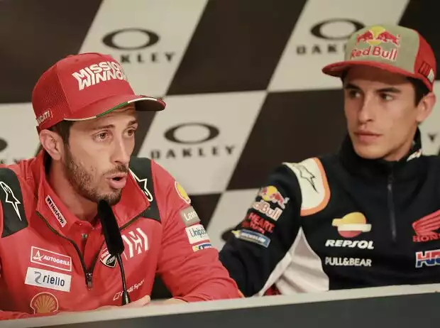 Andrea Dovizioso, Marc Marquez Titel-Bild zur News: Andrea Dovizioso, Marc Marquez