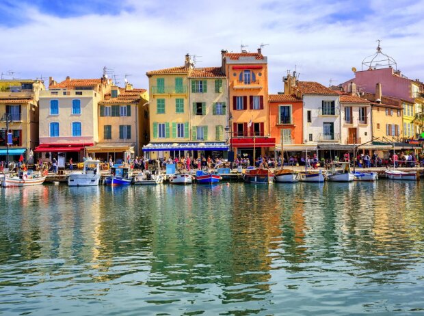 Hafen von Cassis in Frankreich Hafen von Cassis in Frankreich