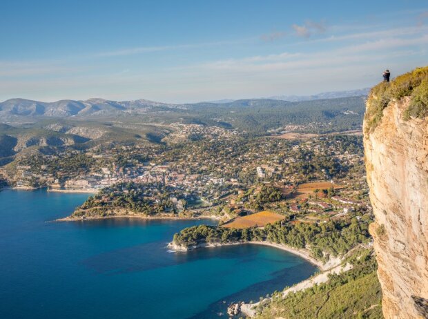 Blick auf Cassis in Frankreich