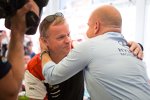 Tommi Mäkinen (Toyota) und Andrea Adamo (Hyundai)