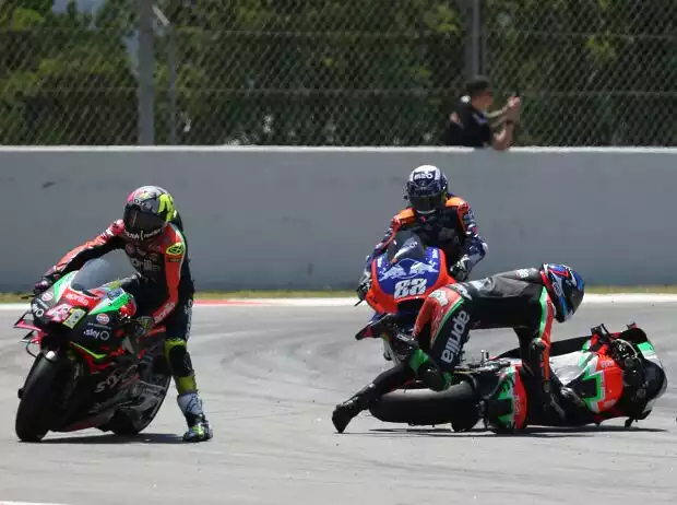 Bradley Smith, Aleix Espargaro Titel-Bild zur News: Bradley Smith, Aleix Espargaro