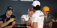 Lance Stroll, Kimi Räikkönen, Lewis Hamilton, Lando Norris