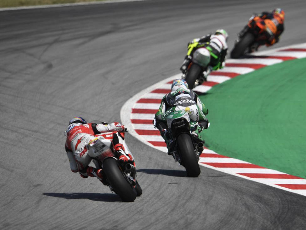 Moto2-Action in Barcelona
