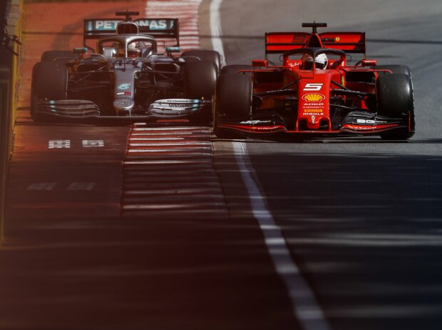 Sebastian Vettel, Lewis Hamilton