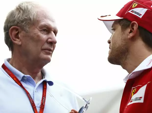 Titel-Bild zur News: Sebastian Vettel, Helmut Marko