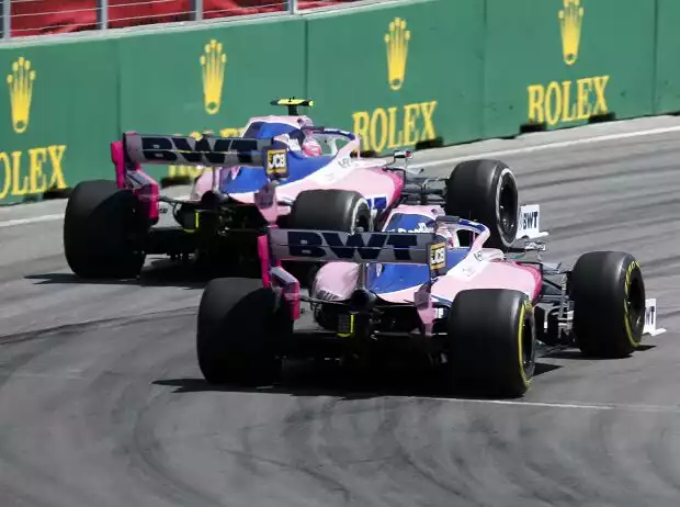 Lance Stroll, Sergio Perez Titel-Bild zur News: Lance Stroll, Sergio Perez