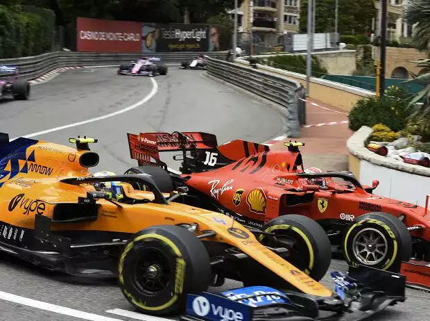 Charles Leclerc, Lando Norris Titel-Bild zur News: Charles Leclerc, Lando Norris