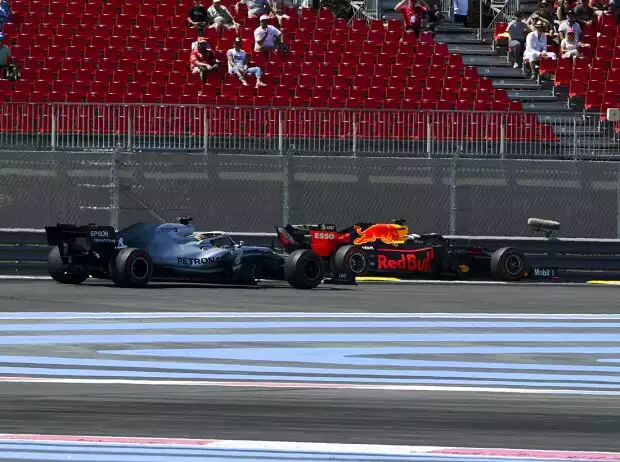Titel-Bild zur News: Lewis Hamilton, Max Verstappen