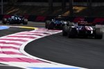 George Russell (Williams), Valtteri Bottas (Mercedes) und Kimi Räikkönen (Alfa Romeo) 