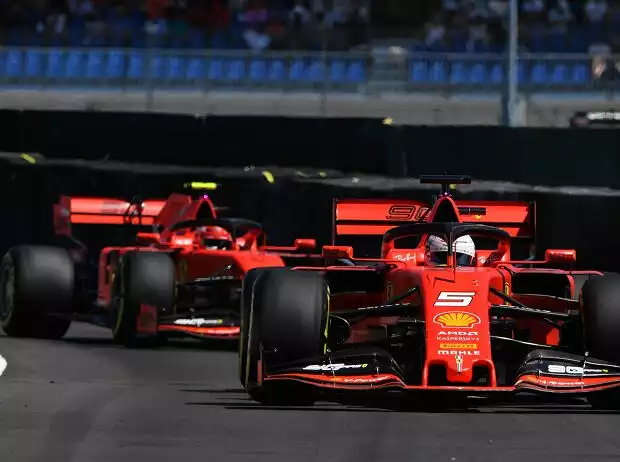 Sebastian Vettel, Charles Leclerc Titel-Bild zur News: Sebastian Vettel, Charles Leclerc