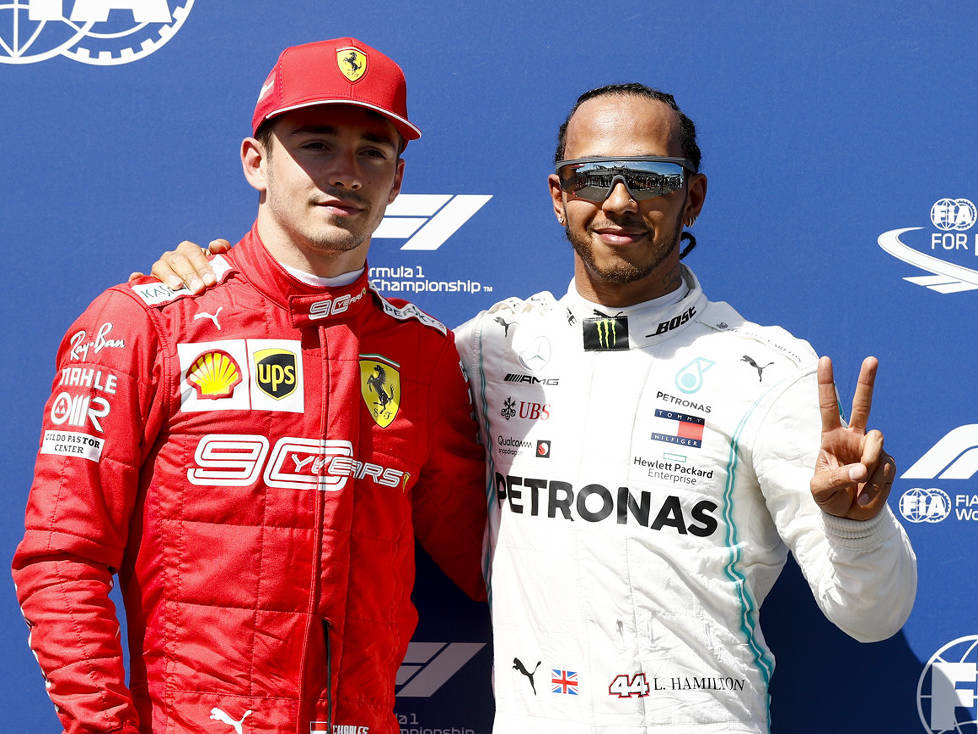 Charles Leclerc, Lewis Hamilton