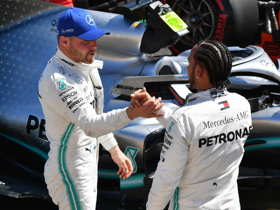 Valtteri Bottas, Lewis Hamilton