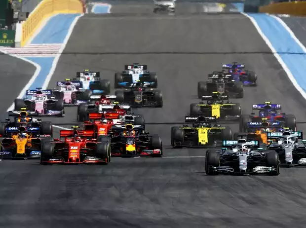 Lewis Hamilton, Valtteri Bottas, Charles Leclerc Titel-Bild zur News: Lewis Hamilton, Valtteri Bottas, Charles Leclerc