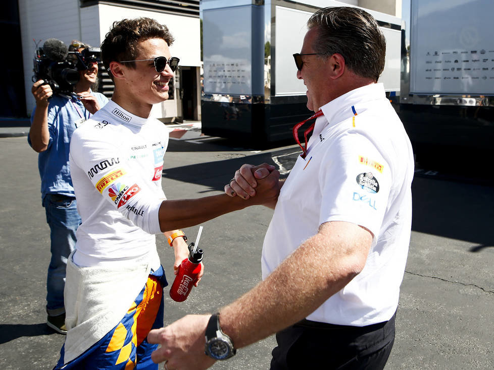 Lando Norris, Zak Brown