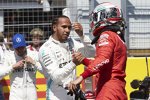 Lewis Hamilton (Mercedes) und Charles Leclerc (Ferrari) 