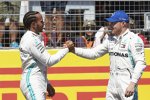 Lewis Hamilton (Mercedes) und Valtteri Bottas (Mercedes) 