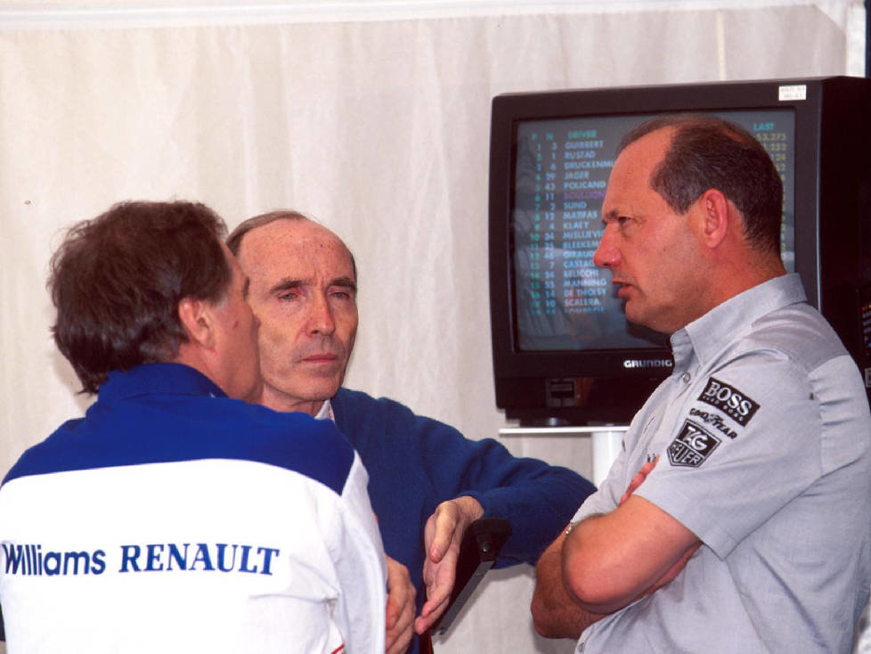 Frank Williams, Patrick Head, Ron Dennis