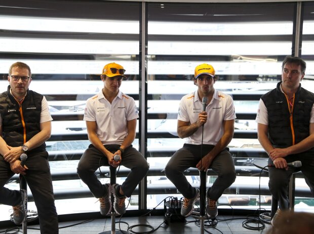 Lando Norris, Carlos Sainz, James Key Lando Norris, Carlos Sainz, James Key
