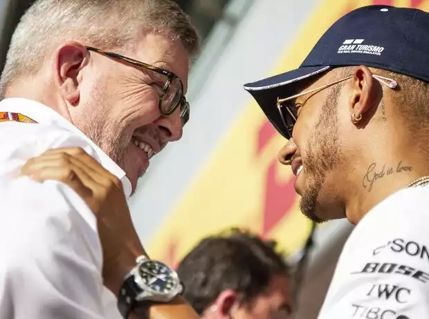 Ross Brawn, Lewis Hamilton Titel-Bild zur News: Ross Brawn, Lewis Hamilton